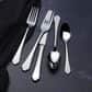 Lifetime Brands Bellamy 20-Piece Flatware Set in Stainless Steel, Service for 4, , large