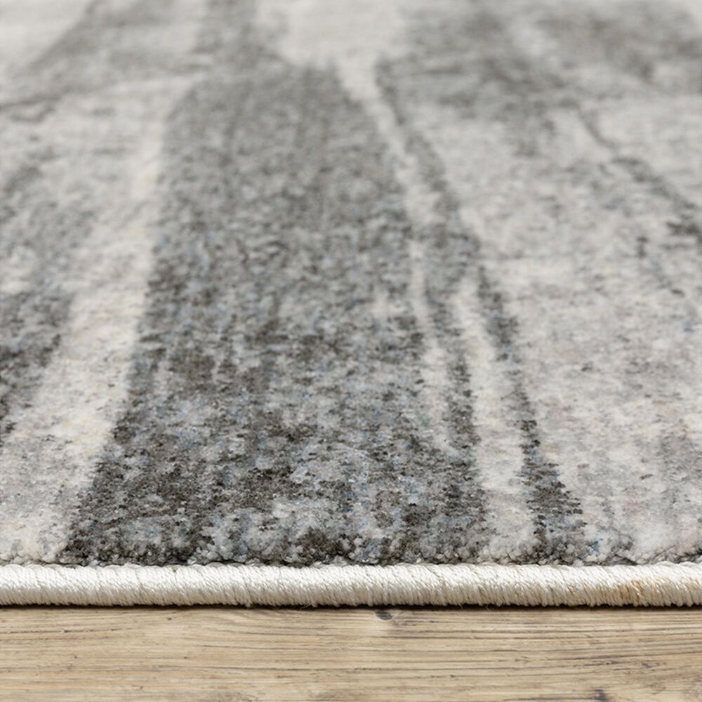 Oriental Weavers Hayden 2&#39;3&quot; x 7&#39;6&quot; Grey and Ivory Runner, , large