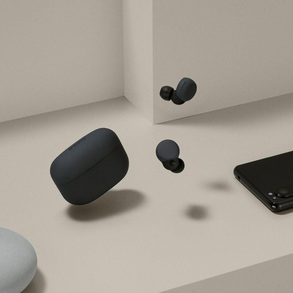 Sony LinkBuds S Truly Wireless Noise Canceling Earbuds in Black, , large