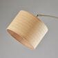 Adesso Bowery Arc Lamp with Natural Shade in Antique Brass, , large