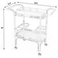 Butler Selena Bar Cart in Grey and White, , large