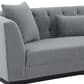 Blue River Melange Sofa in Gray Velvet, , large