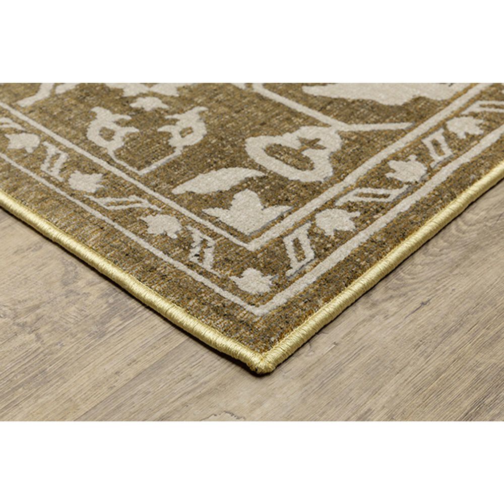 Oriental Weavers Intrigue 5&#39;3&quot; x 7&#39;6&quot; Gold Area Rug, , large