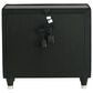 Pacific Landing Lorient 2 Drawer LED Nightstand in Black with AC Outlets and USB Ports, , large