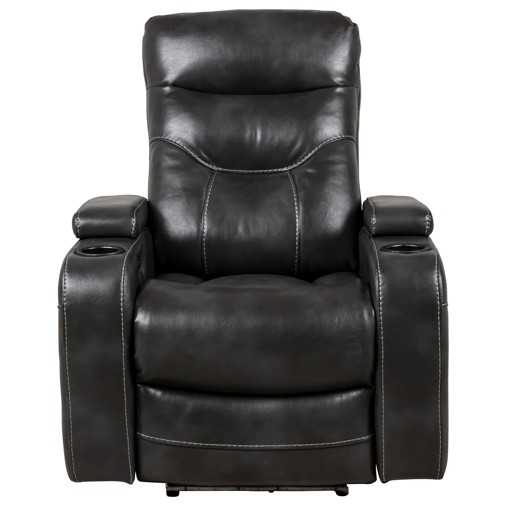 Oxford Furniture Power Home Theater Recliner with Power Headrest