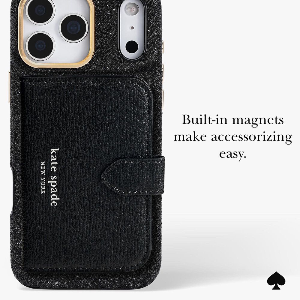 Kate Spade Crystal Pave MagSafe Case for Apple iPhone 17 Pro Max in Nightfall, , large