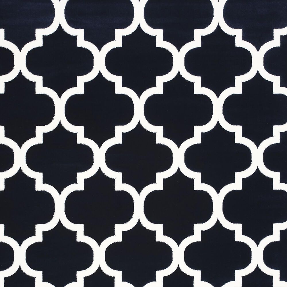 Art Carpet Abington 5&#39; x 7&#39; Navy Area Rug, , large