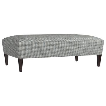 Bassett Rory Rectangular Ottoman with Brindle Leg in Prospect Rain Blue, , large