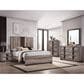 Crown Mark Rangley 6-Drawer Dresser in Grey and Black, , large