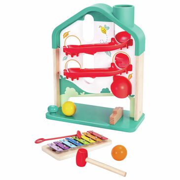 Hape Toys Melody Mansion Ball Run, , large