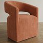 Furniture of America Rivena Modern Arm Chair with Casters in Rustic Orange, , large