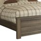 Ashley Juararo King Panel Bed in Dark Brown, , large