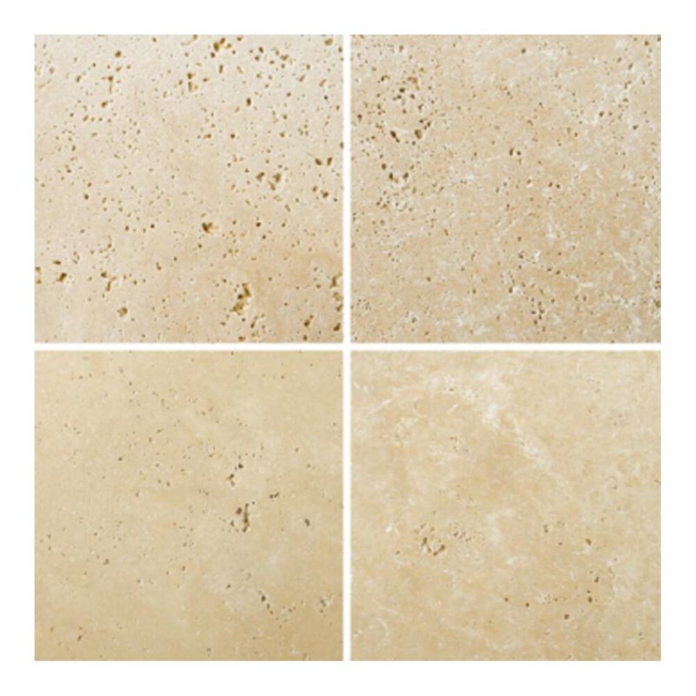 Emser Trav Fontane Tumbled Ivory Classic 4" x 4" Natural Stone Tile, , large