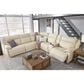 Ashley Double Deal 6-Piece Power Reversible Reclining Sectional with Console in Almond, , large