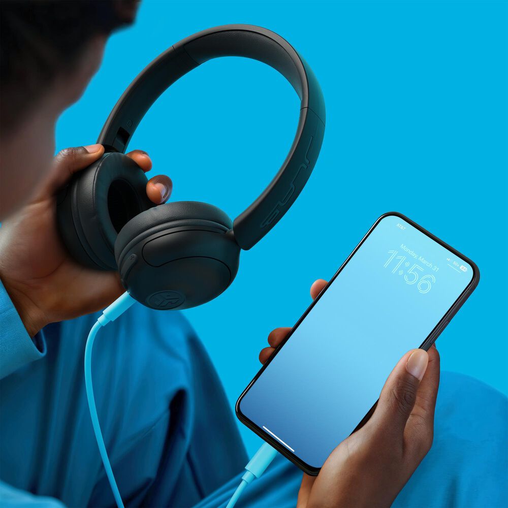 JLab Studio 2 Wireless On-Ear Headphones in Black, , large