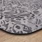 Mohawk Dri-Pro Damask Nouveau 1"6" x 2"6" Grey Door Mat, , large