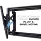 Advanced Tilt 4D Premium TV Wall Mount for 42" - 90" TVs in Black, , large