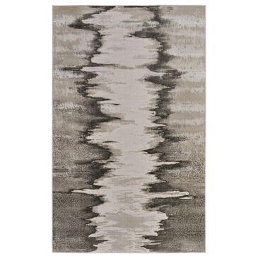 Feizy Micah 39LQF 2"10" x 7"10" Ivory and Silver Runner, , large