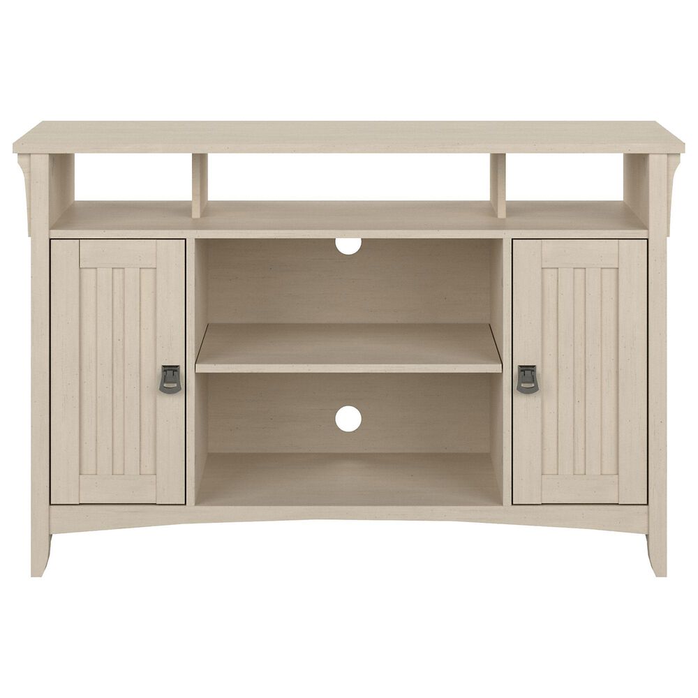 Bush Salinas 48" TV Stand in Antique White Nebraska Furniture Mart