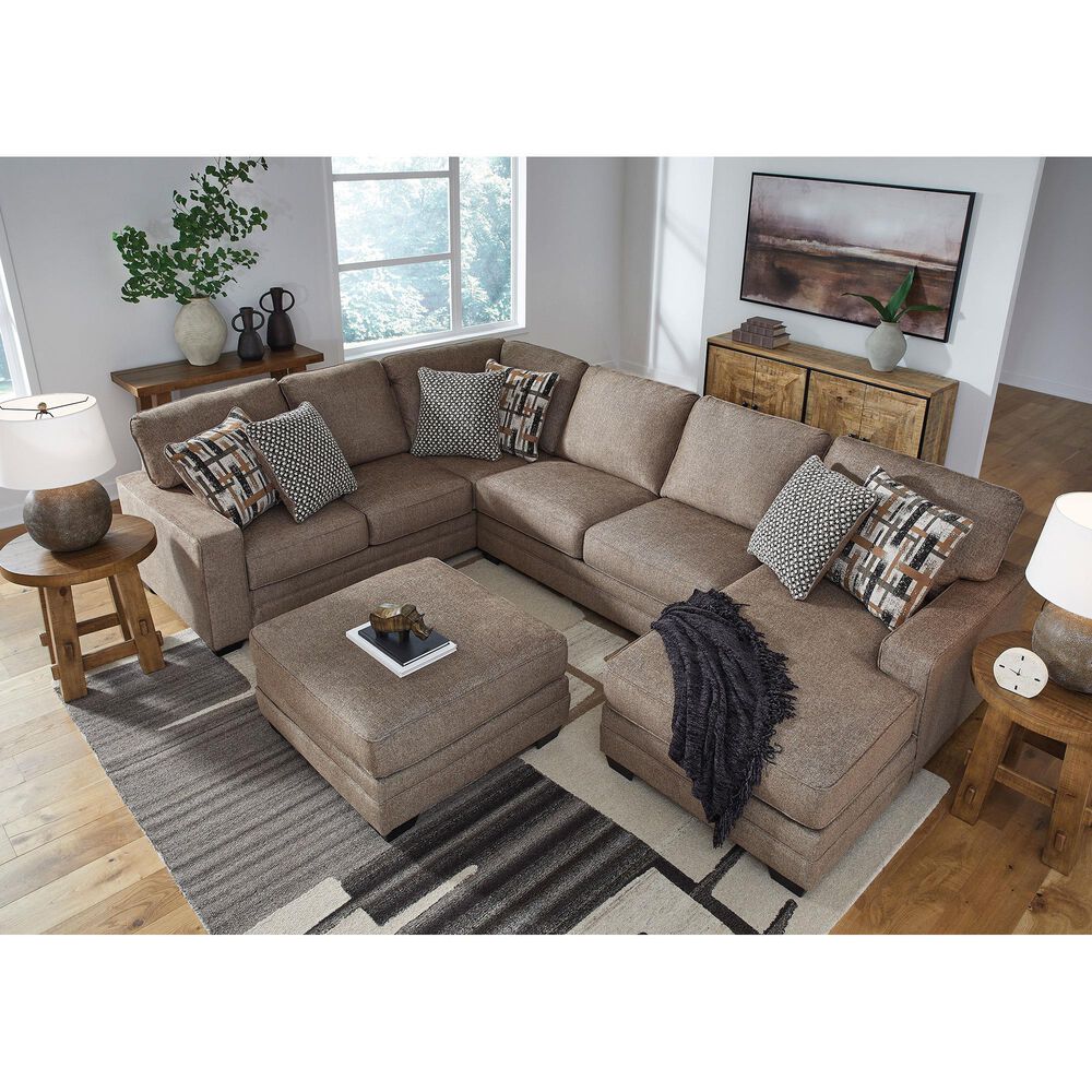 Ashley Cannonbrook 3-Piece Sectional in Cannonbrook Nutmeg, , large