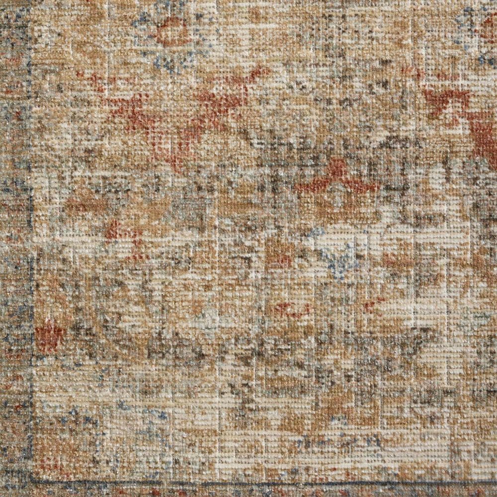 Loloi Heritage 4&#39; x 10&#39; Grey and Sunset Runner, , large