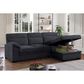 Lilola Home Kipling II 92.5" Stationary Sleeper Sofa in Dark Gray, , large