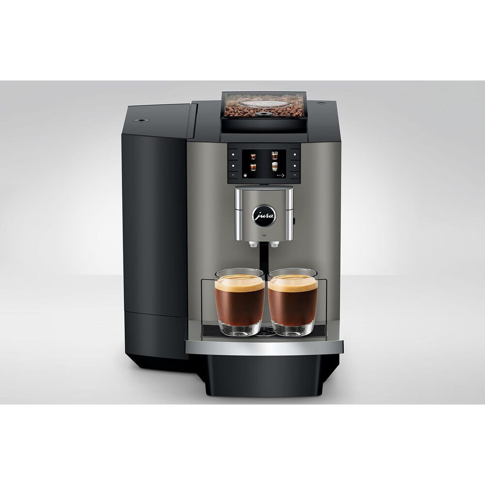 Jura X10 169.1 Oz Automatic Coffee Maker in Dark Inox, , large