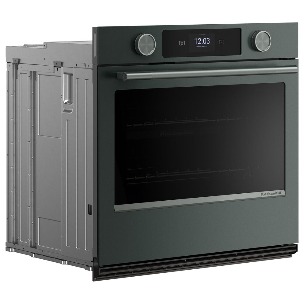 KitchenAid 2-Piece Kitchen Package with Juniper 30" Smart Single Wall Oven and Black 36" Induction Cooktop, , large
