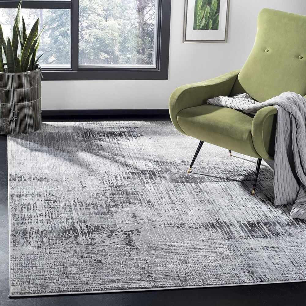 Safavieh Craft 9&#39; x 12&#39; Grey and Dark Grey Area Rug, , large