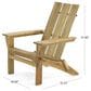 Hearth and Haven Zuma Outdoor Foldable Adirondack Chair in Natural, , large