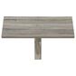 HOMLUX Wall Mounting Folding Table in French Oak Grey, , large