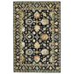 Amer Rugs Jackson JAC-2 Black 3"6" x 5"6" Area Rug, , large