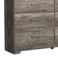 Ashley Ralinksi 3-Piece Twin Panel Bed Set in Gray, , large