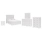 Urban Home Grace 5-Piece King Bedroom Set in Snowfall White, , large