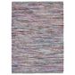 Safavieh Montauk 8" x 10" Black and Pink Area Rug, , large