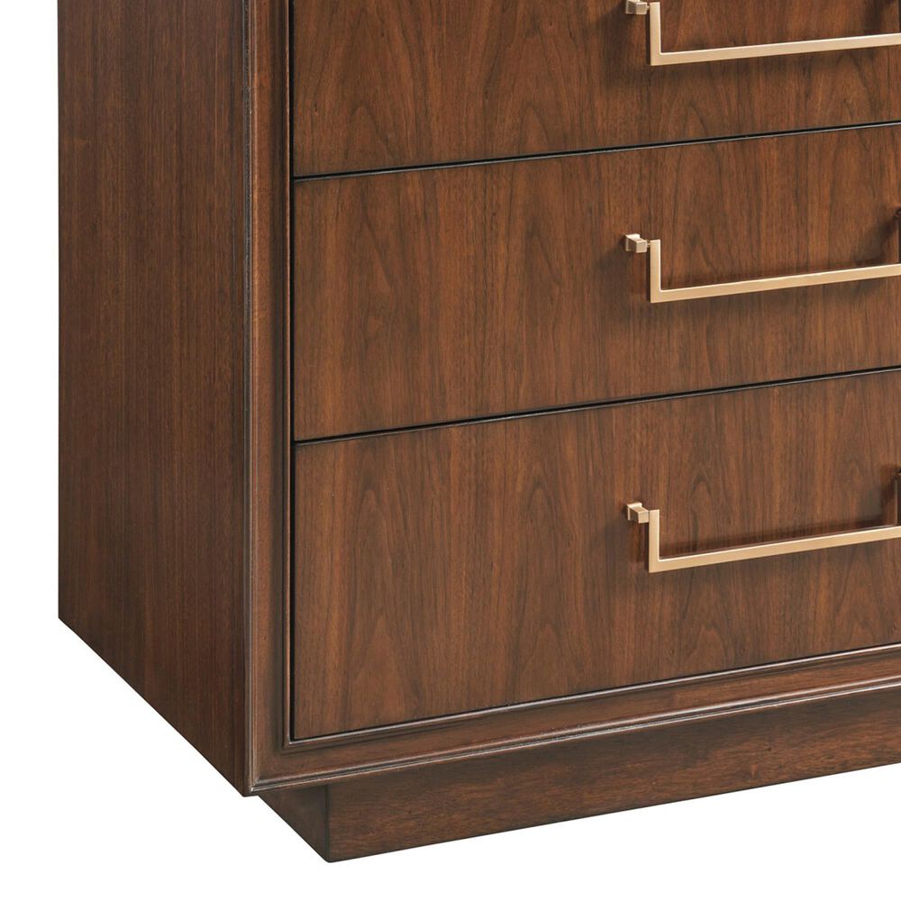 Lexington Furniture Rendezvous Camden 3-Drawer Nightstand in Sable Brown, , large
