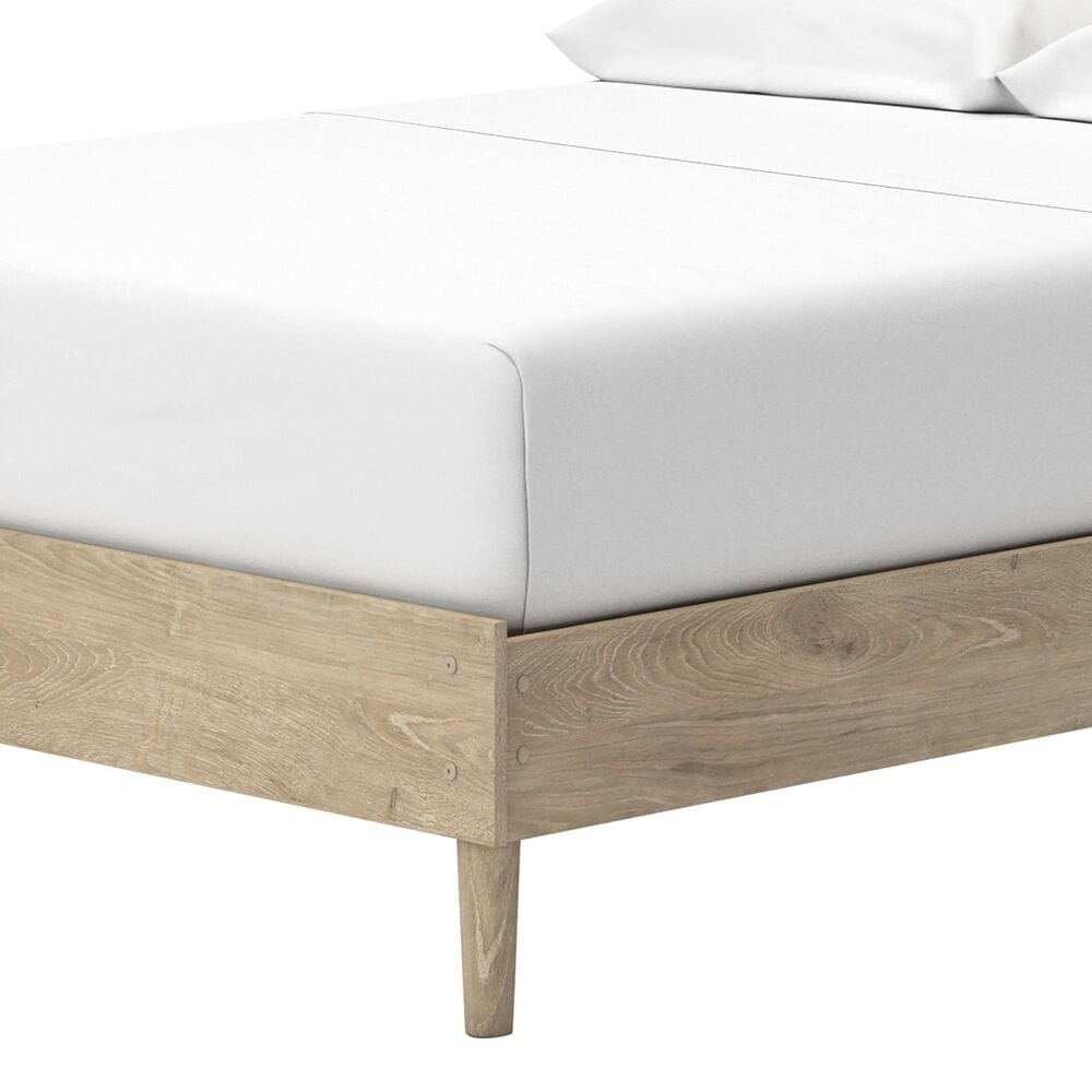 Ashley Cielden Full Platform Bed in Tan, , large