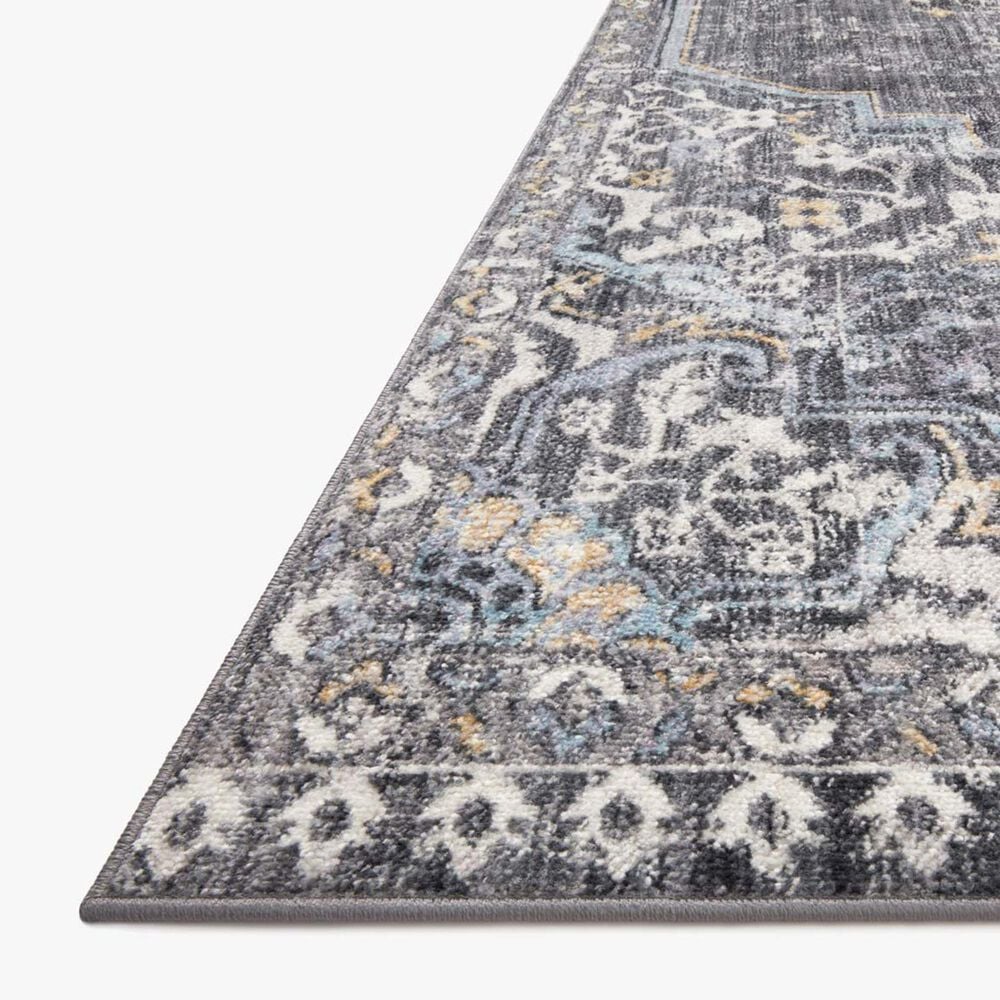 Loloi II Cassandra 2&#39;6&quot; x 4&#39; Charcoal and Gold Area Rug, , large