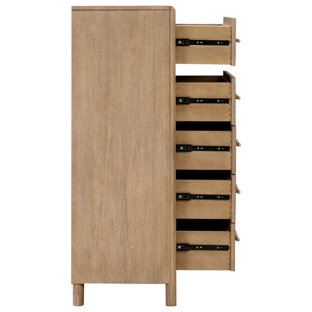 Urban Home Dorsey 5-Drawer Chest in Granola, , large