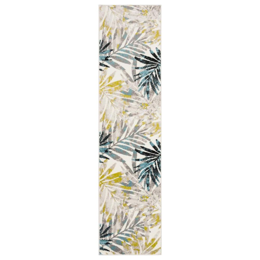 Safavieh Skyler SKY189G 2" x 12" Gray and Green Runner, , large