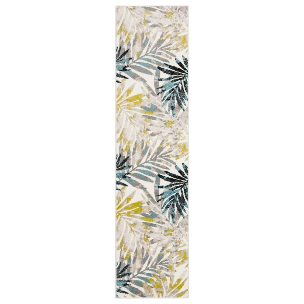 Safavieh Skyler SKY189G 2" x 12" Gray and Green Runner, , large