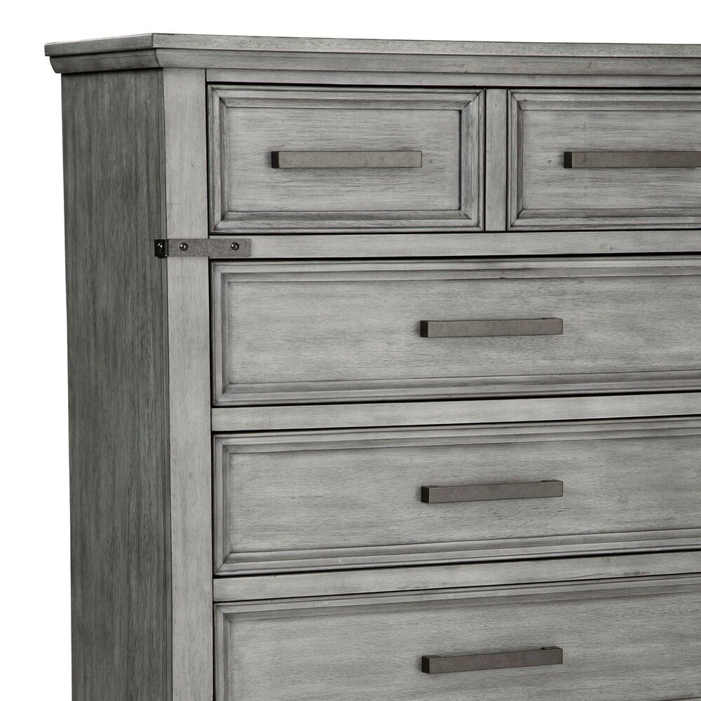 Ashley Russelyn 5 Drawer Chest in Gray, , large