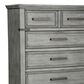 Ashley Russelyn 5 Drawer Chest in Gray, , large