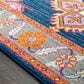 Surya Harput 8"10" x 12"6" Navy, Charcoal, Medium Gray, Burgandy, Burnt Orange, Mustard and Ivory Area Rug, , large