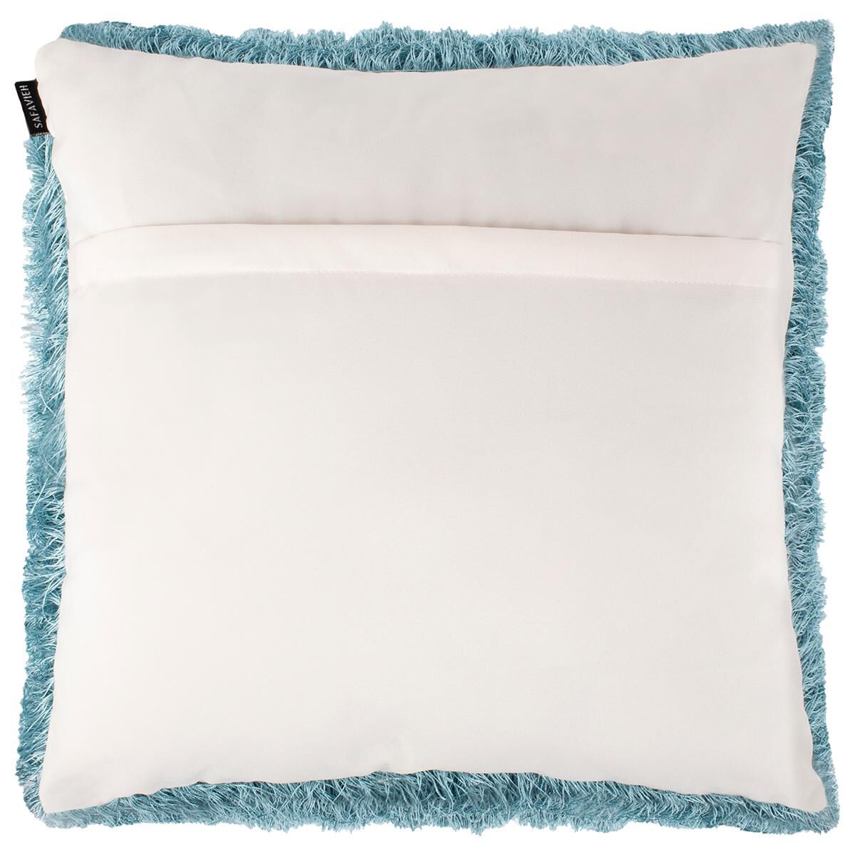 Blue hotsell shag pillow