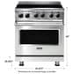 Viking Range 30" Induction Range with 4 Elements in Frost White, , large