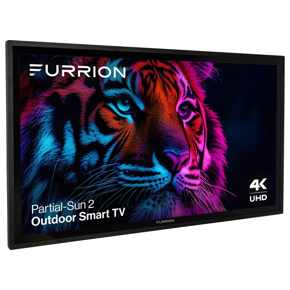 Furrion Aurora 55" Class Partial Sun 2 Outdoor 4K UHD LED TV in Black - Smart TV, , large