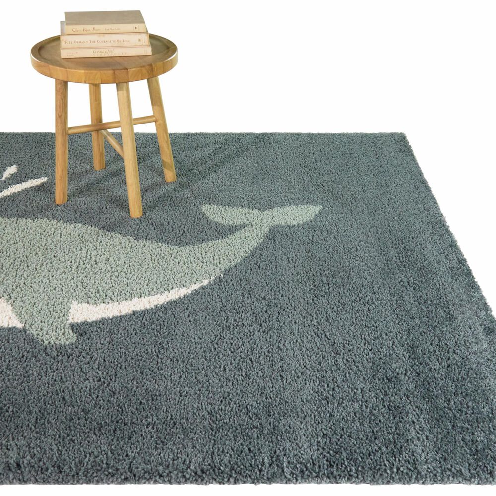Balta Rugs Stella Saltaire Light Blue 5'3" x 7' Kids Area Rug, , large