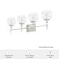 Hunter Xidane 4-Light Vanity in Brushed Nickel, , large