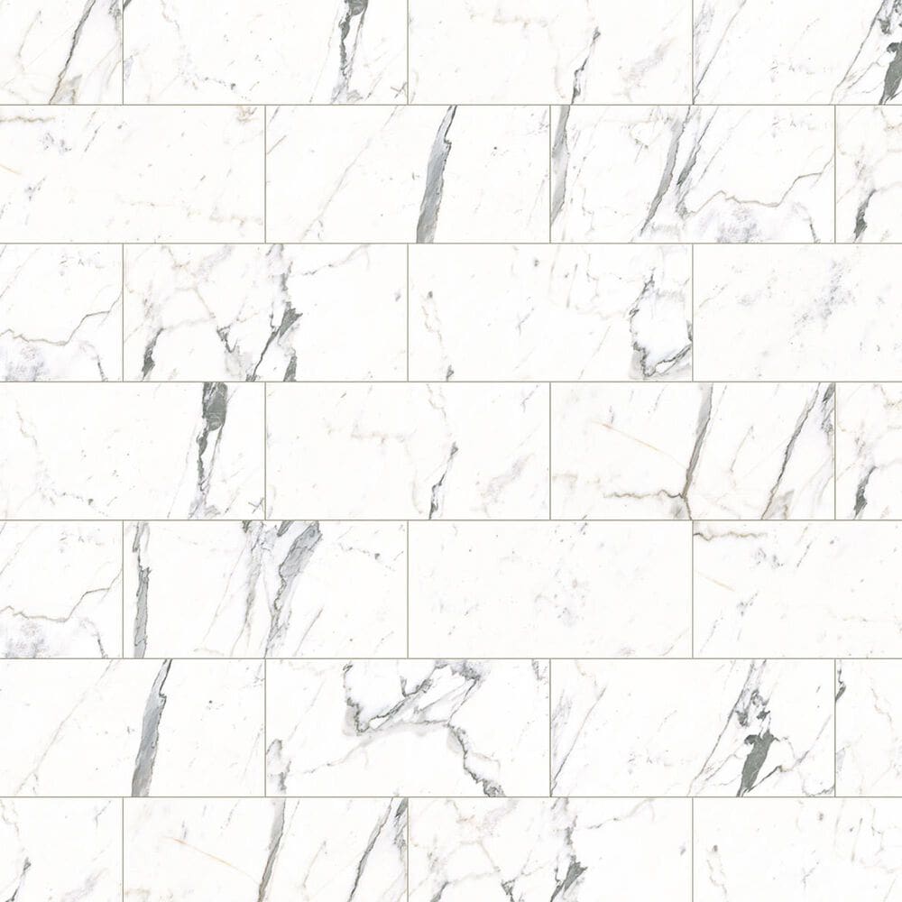 Inhaus Sono Eclipse Reposado Carrara 12" x 25" Commercial Vinyl Tile, , large